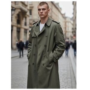 Burberrys 90s trench coat Westminster Winter Lined mens XL